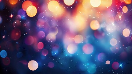 Wall Mural - Captivating Colorful Bokeh Effects to Enhance Your Photography