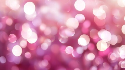 Wall Mural - An enchanting blend of abstract styles brought to life with pink hues.