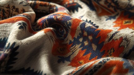 Wall Mural - Handcrafted Tablecloth with Intricate Patterns