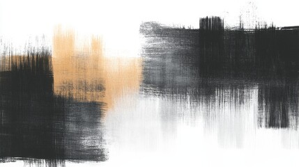 Wall Mural - Vibrant Layered Patterns on White Canvas Background