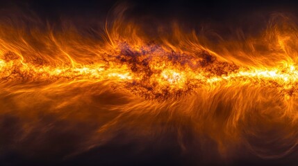 Wall Mural - Breathtaking Universe Imagery with Dynamic Light Lines