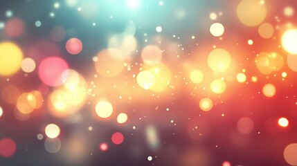 Wall Mural - Radiating Excitement with Bright Colors and Light Effects