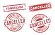 © Amir - cancelled label  set