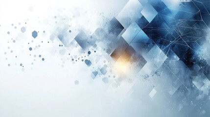 Abstract business technology concept, geometric shapes vector display design background or banner template.