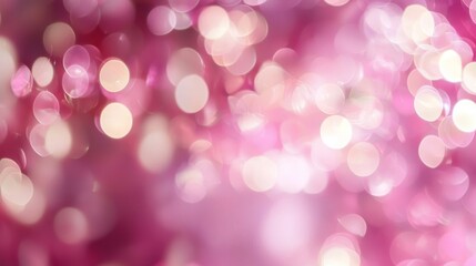 Wall Mural - An enchanting blend of abstract styles brought to life with pink hues.