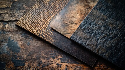 Wall Mural - Handcrafted Journal with Intricate Patterns and Details