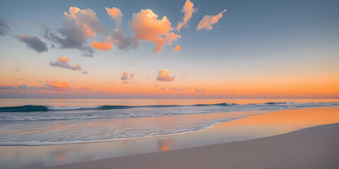 Wall Mural - vacation travel tourism banner, closeup sea sand beach. panoramic beach landscape. inspire tropical 