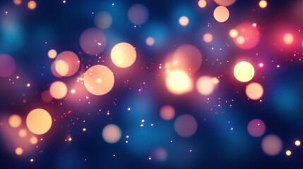 Wall Mural - Radiating Patterns with Bright Colors in Blurred Background
