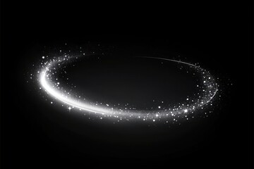 Wall Mural - a glowing light effect illustration background design.