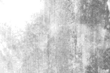 Wall Mural - halftone gradient overlay. abstract black and white flattering background.