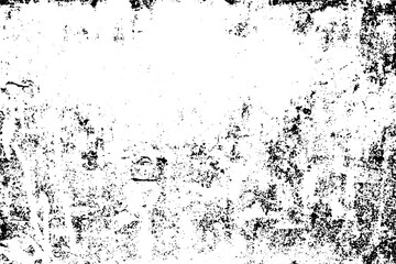 Wall Mural - abstract grunge black and white background. old damaged wall