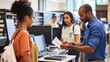 © Fauzerene - Engaging Interaction Between Customer and Employee in Modern Store