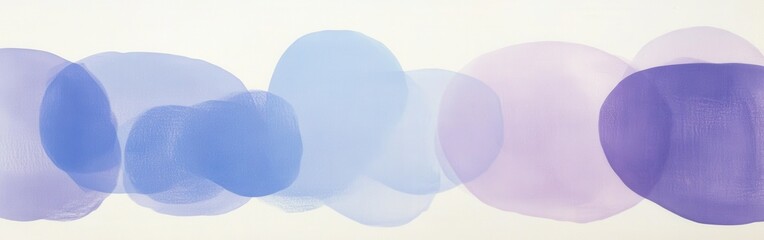 Leinwandbilder - Layered spots of pencil strokes create a soft gradient effect on a light canvas showcasing varying shades of blue and purple