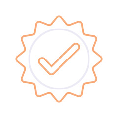 Wall Mural - quality assurance icon flat design
