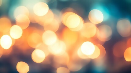 Wall Mural - Blur glow overlay. Lens flare filter. Bokeh sunlight glare leak. Retro illumination effect. Defocused orange blue white light abstract background.