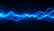 © Zuksx - Futuristic Blue Energy Waves on a Dark Background
