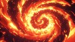 © Artelio - Abstract red fiery energy spiral graphic background