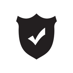 Wall Mural - shield checklist vector design
