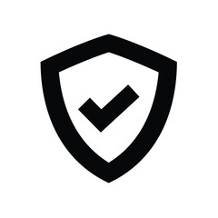 Wall Mural - shield with a check mark