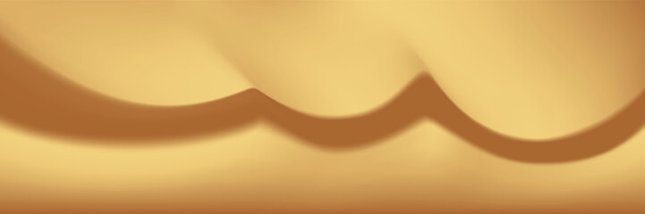 Wall Mural - abstract gold gradient background with wavy pattern. vector illustration.