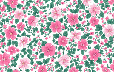   Vintage floral texture art background