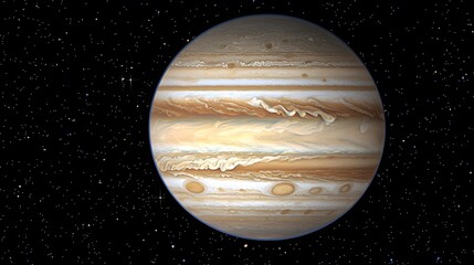 majestic planet jupiter dominating a vibrant cosmic dreamscape with a stunning display of colors and