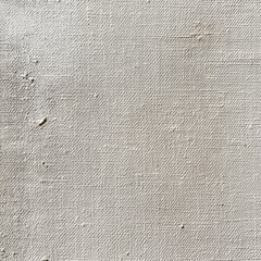 Fototapete - Close-up of White Primed Artist Canvas - A Neutral Texture for Paintings and Artistic Projects