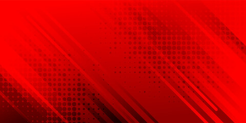 Wall Mural - red banner background. abstract background. slash effect on red background