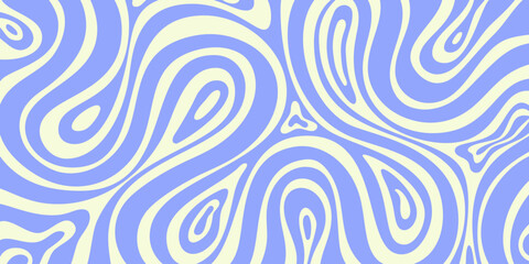 Wall Mural - abstract geometric groovy texture vector design. psychedelic y2k background. trippy hand-drawn art.