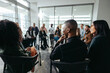 © Jacob Lund - Multiethnic team workshop: Collaboration in a modern office