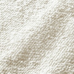 Fototapete - Delicate Texture: A Close-Up View of a Soft, Plush, and Clean White Carpet with a Rich, Detailed Weave Pattern