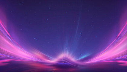 Wall Mural - abstract neon background with bright elements.