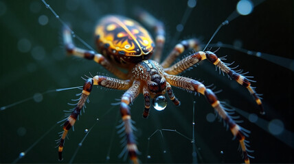 spider on the wall