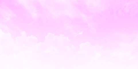 Wall Mural - bright pink gradient filter sky and clouds for background.