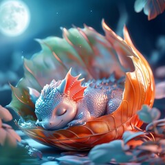 Aufkleber - Cute dinosaur with big eyes and a friendly smile, sitting happily with tiny arms and a playful expression.

