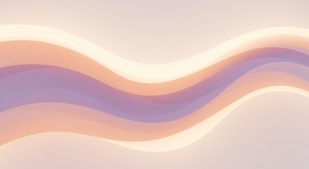 Wall Mural - abstract pastel wave background - soft pastel waves create a calming and elegant background. perfect
