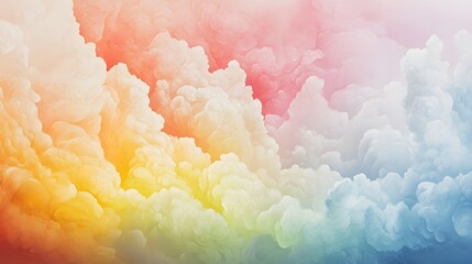 Poster - Colorful cloud formation creating a stunning abstract background
