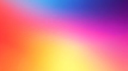Fototapete - Colorful gradient background creating smooth transition between blue, pink, orange and yellow