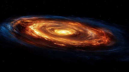 Wall Mural - exploring the energy dynamics of a supermassive black hole