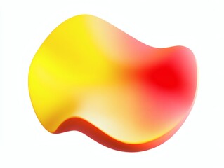 Wall Mural - abstract orange and yellow wave design. smooth and radiant waves forming a lively and dynamic abstra