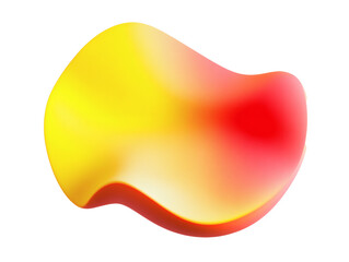 Wall Mural - abstract orange and yellow wave design. smooth and radiant waves forming a lively and dynamic abstra