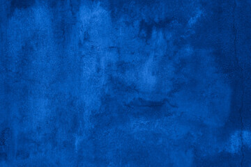Aufkleber - Old wall pattern texture cement blue dark abstract  blue color design are light with black gradient background.