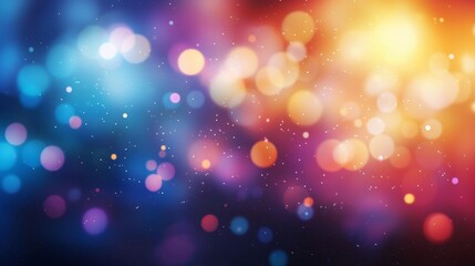 Wall Mural - a flawless blend of color and light in a beautiful bokeh scene