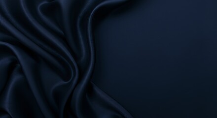 Poster - A blue fabric with a pattern on it