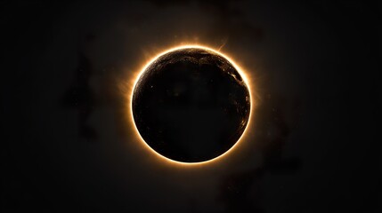 Wall Mural - eclipse reverie: a cosmic journey through deep space