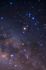 Wall Mural - clearly milky way galaxy with stars and space dust in the universe