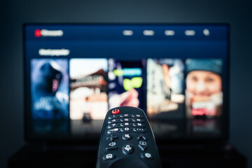 tv movie stream watching. film catalogue. streaming service content selection. vod subscription. cho