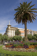 Wall Mural - jardin du bord de mer à san sébastien en espagne