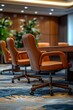© L.Z.M. - Strategic planning meeting in the senior management office of the enterprise