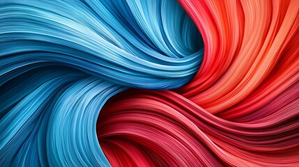 Poster - Abstract Swirling Blue and Red Texture Background